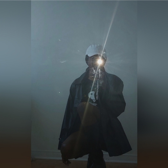 Oversized Black Unisex Jacket - Picture 6 of 7